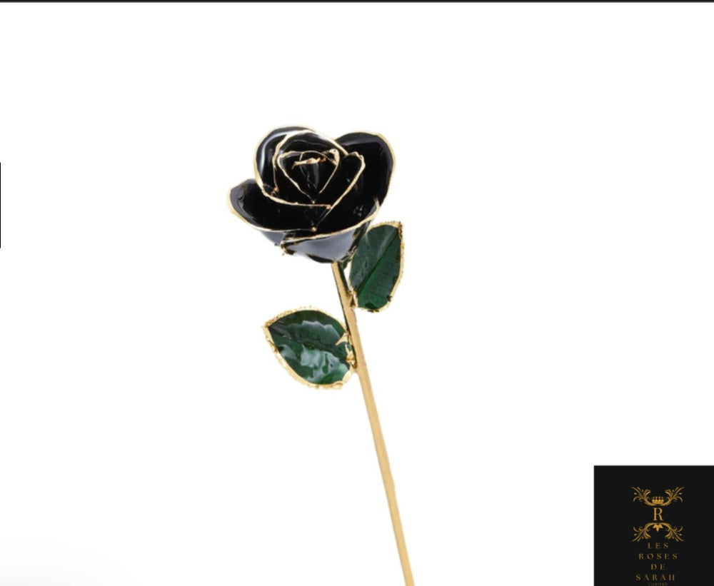 Rose Ăternelle en Or Rose 24 Carats Les Roses De Sarah