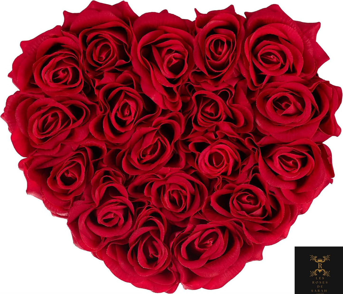 Coffret Les Roses De Sarah en Forme De Coeur