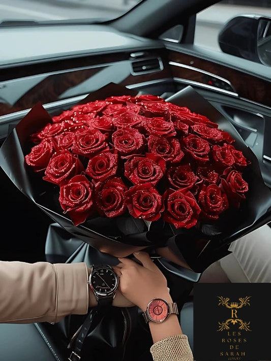 Bouquet De Roses Scintillantes Les Roses De Sarah