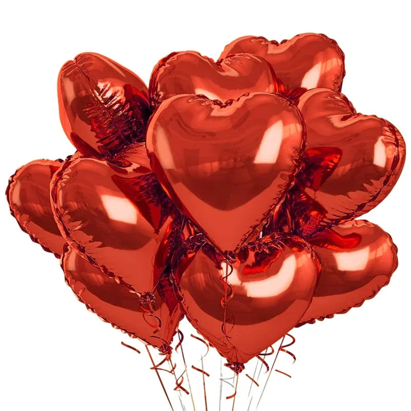 Nos ballons cœur aux couleurs éclatantes